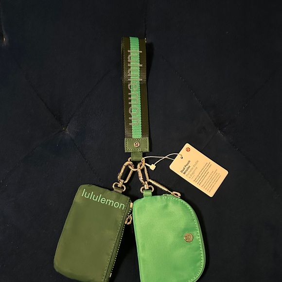Lululemon Athletica Green Wristlet Duo - Picture 1 of 2